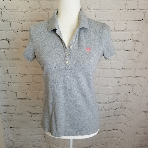 Aeropostale Tops - Aeropostale Polo Light Grey Button Up Top